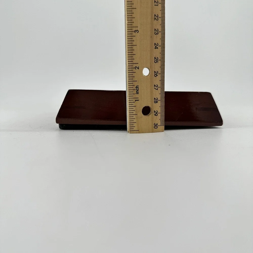Thomasville Wood Picture Frame Cherry Mahogany Finish 4x6 Tabletop Beveled Edge